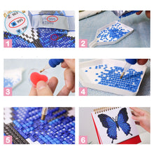 Charger l'image dans la galerie, Calendrier Broderie Diamant 2026 - Papillons