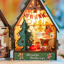 Charger l'image dans la galerie, Maison Miniature Maison de Noël Scintillante