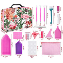Charger l'image dans la galerie, Étui Diamond Painting Flamant Rose avec 70 Pots + Accessoires