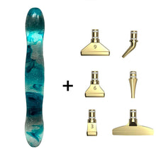 Charger l'image dans la galerie, Stylo Premium Diamond Painting Ergonomique Vagues Turquoise 5 Variantes