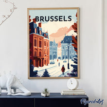 Charger l'image dans la galerie, Affiche Vintage Bruxelles