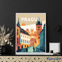 Charger l'image dans la galerie, Affiche Vintage Prague