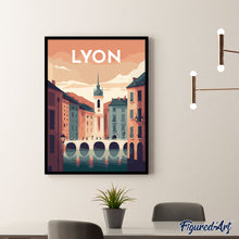 Charger l'image dans la galerie, Affiche Vintage Lyon