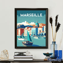 Charger l'image dans la galerie, Affiche Vintage Marseille