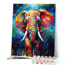 Charger l'image dans la galerie, Éléphant Coloré Abstrait