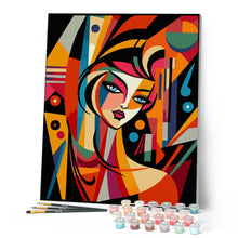 Charger l'image dans la galerie, Femme abstraite style Picasso