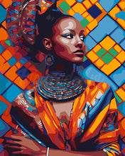 Charger l'image dans la galerie, Peinture par numéros Figured'Art Beauté Africaine