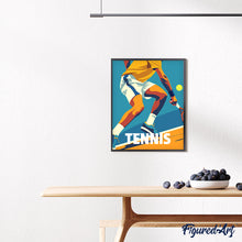 Charger l'image dans la galerie, Affiche sportive Tennis