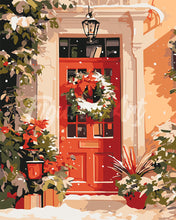 Charger l'image dans la galerie, Peinture par numéros Figured'Art Couronne de Noël