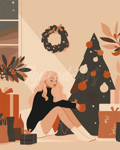 Charger l'image dans la galerie, Peinture par numéros Figured'Art Soirée de Noël Paisible