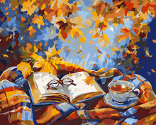 Charger l'image dans la galerie, Peinture par numéros Figured'Art Évasion de lecture automnale