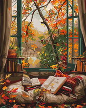 Charger l'image dans la galerie, Peinture par numéros Figured'Art Lecture cosy en Automne