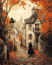 Charger l'image dans la galerie, Peinture par numéros Figured'Art Promenade d'Automne et vieille Ville
