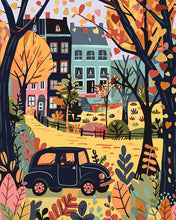Charger l'image dans la galerie, Peinture par numéros Figured'Art Voiture en Automne
