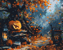 Charger l'image dans la galerie, Peinture par numéros Figured'Art Portail hanté en Automne