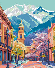 Charger l'image dans la galerie, Peinture par numéros Figured'Art Village alpin coloré