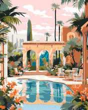 Charger l'image dans la galerie, Peinture par numéros Figured'Art Villa luxeuse à Marrakech