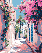 Charger l'image dans la galerie, Peinture par numéros Figured'Art Ruelle fleurie