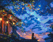 Charger l'image dans la galerie, Peinture par numéros Figured'Art Vue nocturne à la lanterne