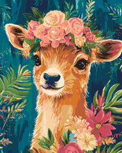 Charger l'image dans la galerie, Peinture par numéros Figured'Art Faon fleuri