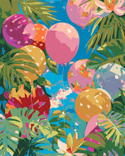 Charger l'image dans la galerie, Peinture par numéros Figured'Art Ballons de la jungle
