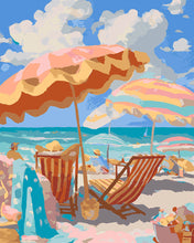 Charger l'image dans la galerie, Peinture par numéros Figured'Art Plage pastel