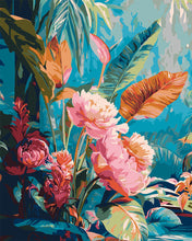 Charger l'image dans la galerie, Peinture par numéros Figured'Art Fleurs de la jungle
