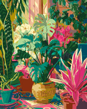 Charger l'image dans la galerie, Peinture par numéros Figured'Art Jardin tropical intérieur