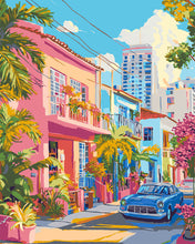 Charger l'image dans la galerie, Peinture par numéros Figured'Art Rue Colorée