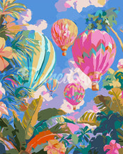 Charger l'image dans la galerie, Peinture par numéros Figured'Art Ballons célestes de la Jungle