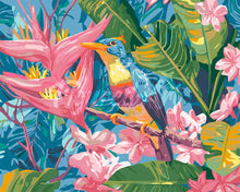 Charger l'image dans la galerie, Peinture par numéros Figured'Art Oiseau de la jungle tropicale