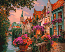 Charger l'image dans la galerie, Peinture par numéros Figured'Art Maisons sur le Canal