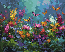 Charger l'image dans la galerie, Peinture par numéros Figured'Art Jardin et Papillons Colorés