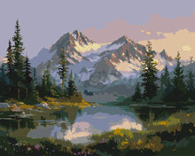 Charger l'image dans la galerie, Peinture par numéros Figured'Art Lac Alpin
