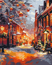 Charger l'image dans la galerie, Peinture par numéros Figured'Art Noël à l'Heure Dorée