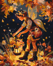 Charger l'image dans la galerie, Peinture par numéros Figured'Art Fée d'automne mignonne