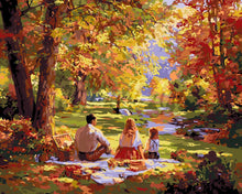 Charger l'image dans la galerie, Peinture par numéros Figured'Art Pique-nique familial d'automne