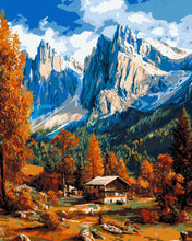 Charger l'image dans la galerie, Peinture par numéros Figured'Art Automne dans les Dolomites