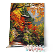 Charger l'image dans la galerie, Pagode japonaise en automne