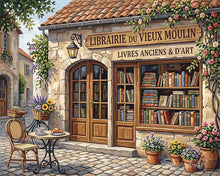Charger l'image dans la galerie, Peinture par numéros Figured'Art Charmante Librairie Française