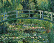 Charger l'image dans la galerie, Peinture par numéros Figured'Art Nymphéas et le pont japonais - Monet