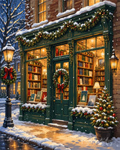 Charger l'image dans la galerie, Peinture par numéros Figured'Art Librairie de Noël