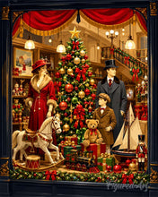 Charger l'image dans la galerie, Peinture par numéros Figured'Art Magasin de jouets de Noël