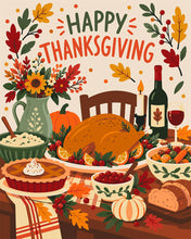 Charger l'image dans la galerie, Peinture par numéros Figured'Art Joyeux Thanksgiving