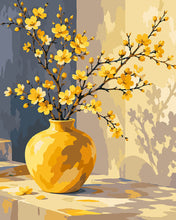 Charger l'image dans la galerie, Peinture par numéros Figured'Art Fleurs Dorées