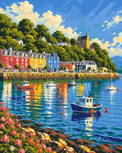 Charger l'image dans la galerie, Peinture par numéros Figured'Art Port de Tobermory