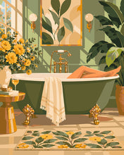 Charger l'image dans la galerie, Peinture par numéros Figured'Art Bain botanique relaxant
