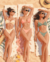 Charger l'image dans la galerie, Peinture par numéros Figured'Art Repos à la Plage