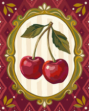 Charger l'image dans la galerie, Peinture par numéros Figured'Art Charme rétro des cerises