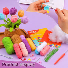 Charger l'image dans la galerie, Kit Amigurumi Crochet - Bouquet de Tulipes